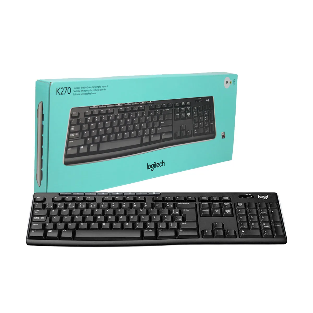 Teclado Sem Fio Logitech K270